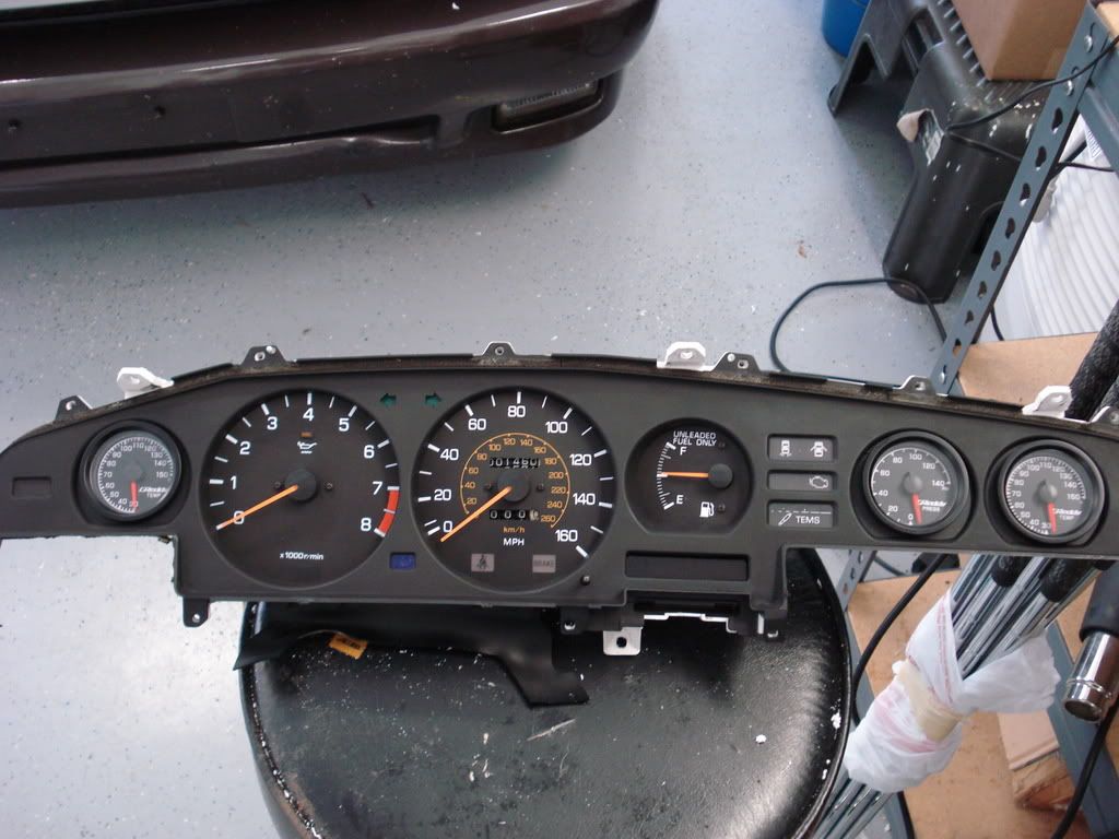 Mk3 Supra Custom Gauge Cluster Volkswagen Modded MK3 Gauge Cluster